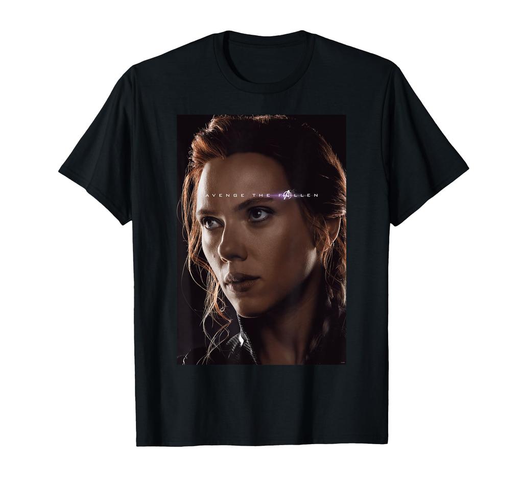 Marvel Avengers Endgame Black Widow Poster T-Shirt