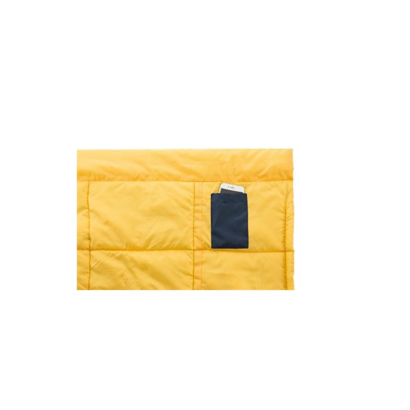 Coleman Performer III C10 Sleeping Bag, Usable Temperature 10°C, Envelope Type, Yellow, 2000034775. Washable, Connectable, Suitable for Camping,
