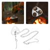 Adjustable Chain Campfire Tripod Board for Cooking and Outdoor Use