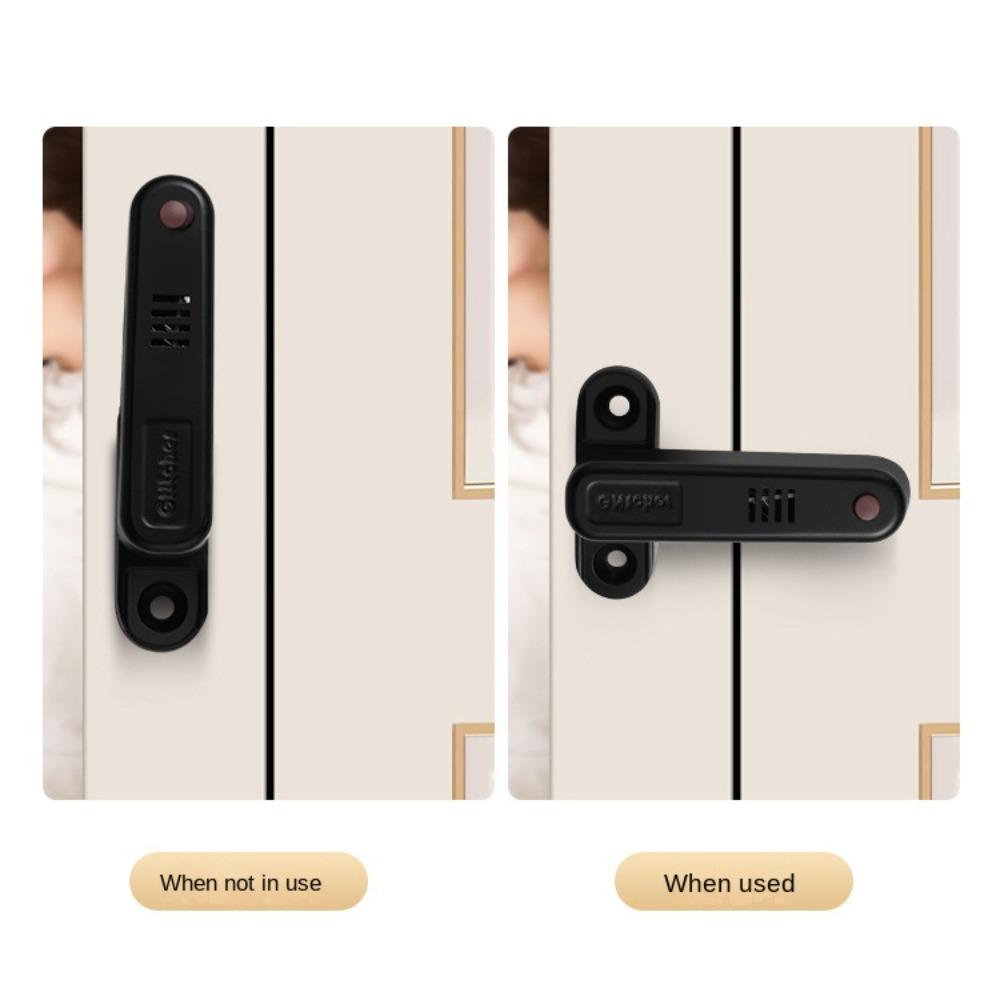 New Aluminum Alloy Door Lock Alarm Security Supplies Anti-theft Burglar Alarm 120db Portable Door Stopper Traveling