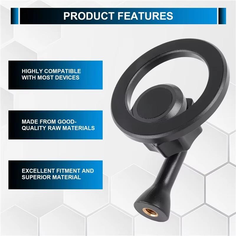 Magnetic Tripod Mount Adapter For Magsafe Phones Magnetic Holder Stand For Iphone Video Photography