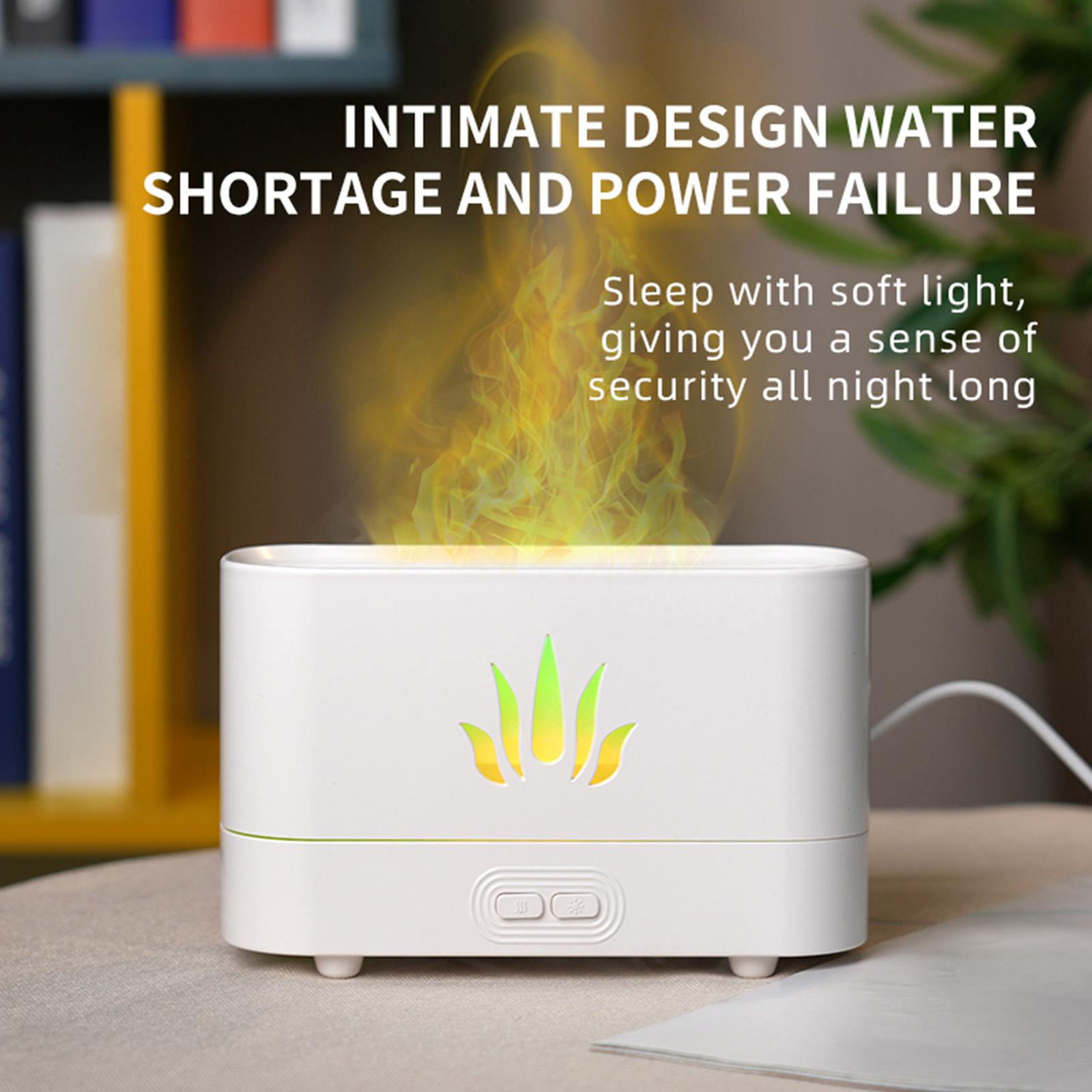 

Ароматический диффузор Flame, защита от отключения, цветной ночник, персональный настольный компьютер