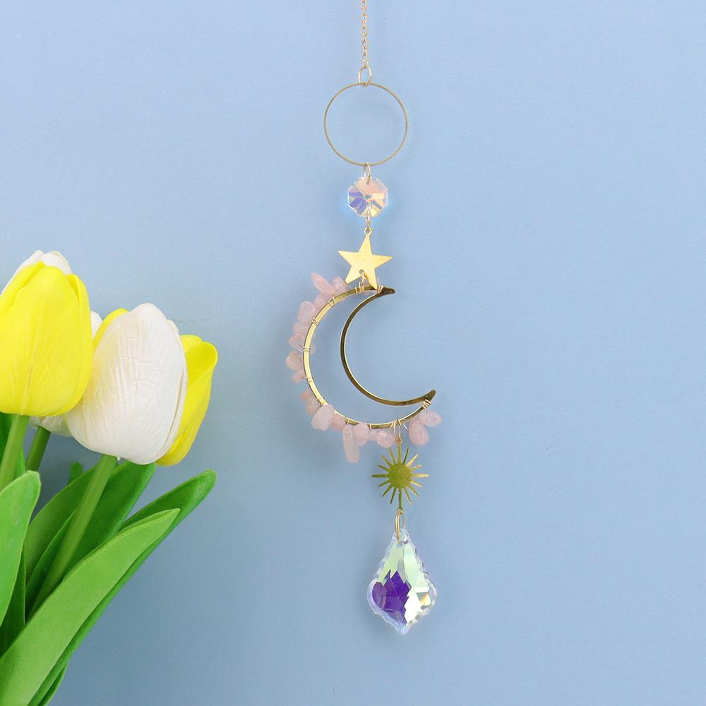 

Потолочный подвесной колокольчик-ветерка «Звезда и Луна» для гостиной и спальни