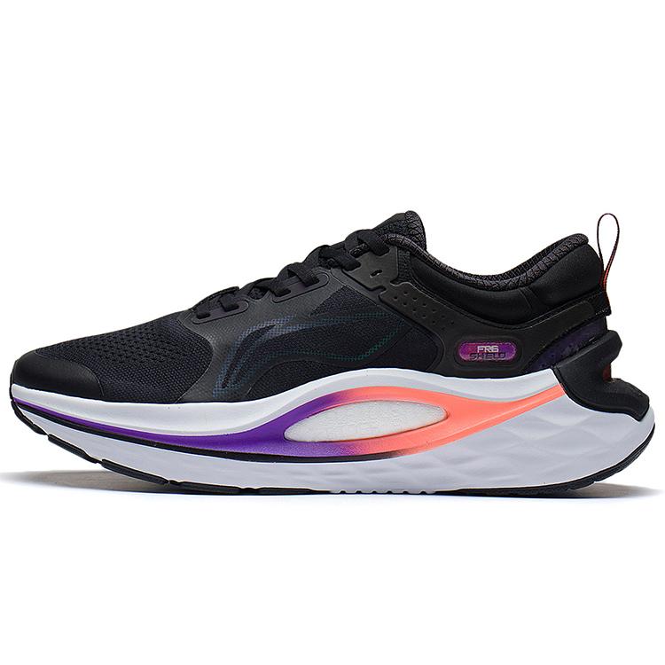 New LiNing Furious Rider 6.0 Slip Resistant Breathable Support Rebound Low Top Running Shoes Men's Black ARZS009-1