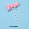 Pom-pom & Star Cake Toppers with 3D Clouds - Festive Birthday Table Decor