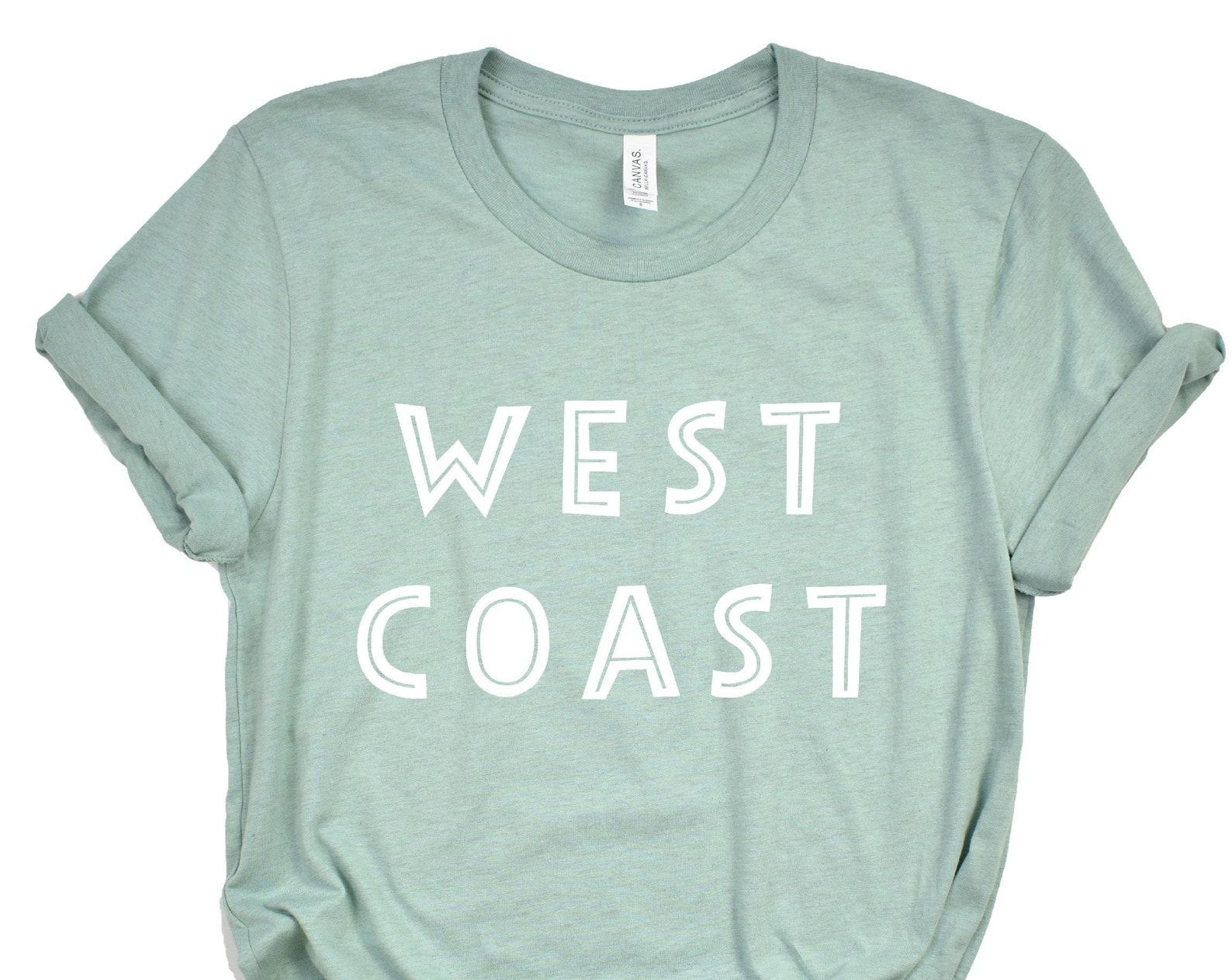 West Coast T-Shirt, West Coast Shirt, California Gift, Cali Apparel, West Coast, Cali Shirt, California Lover, Souvenir,Birthday Gift,Unisex 2XL