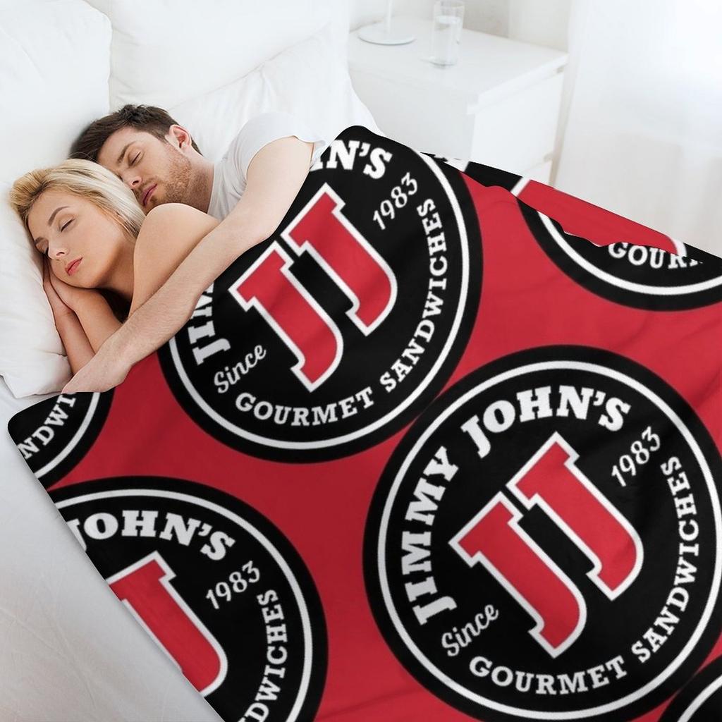 Resto Sandwich Jimmy John's Throw Blanket Travel Sofa Quilt Hair For Sofa Thin Blankets