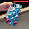 2DFlat Samsung Phone Case Mermaid Shell & Starfish Beach Scene Phone Case Applicable To Galaxy S22 S23 S24 S25ULTRA S26 A12 A13 A14 A15 A16