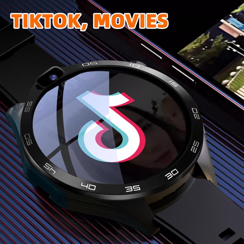 SIM Kart Akıllı Saatler Tam Netcom 5G Akıllı Saat Android Kart Nfc Yetişkin Kalp Atış Hızı Cep Telefonu Video Telefon Saati