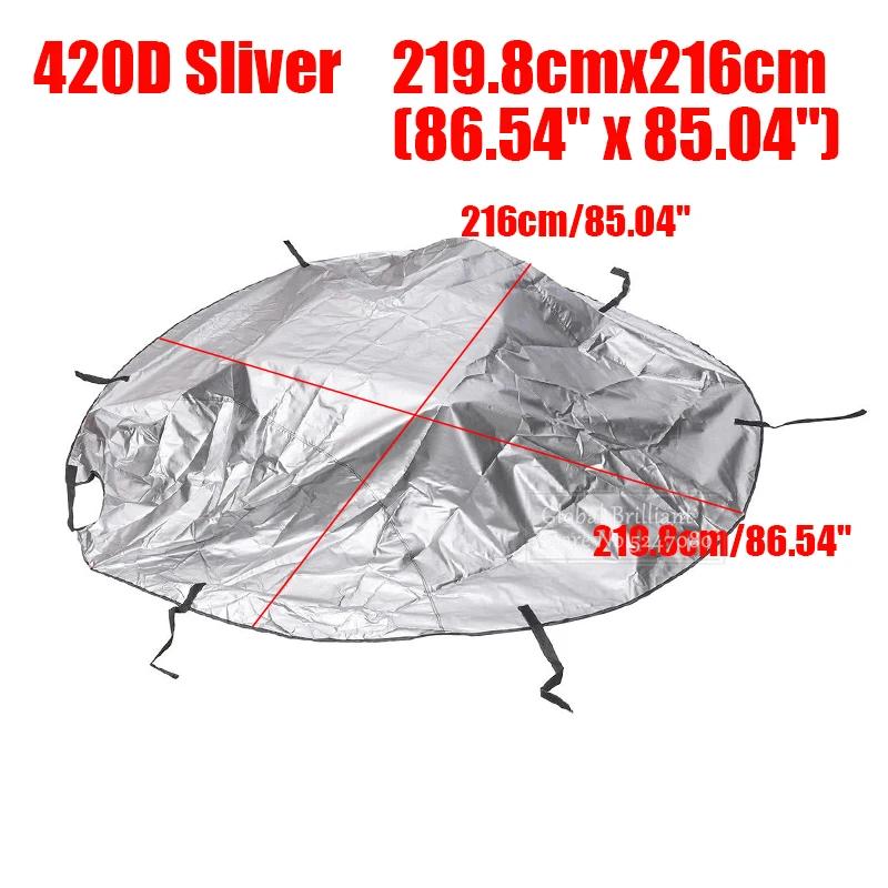 

Автомобильный чехол для защиты от солнца, наружная защита 420D, получехол для автомобиля, мягкий верх, крыша, защита от снега и пыли, чехол для Mazda MX-5 MK1 MK2 MK2.5 серебряный