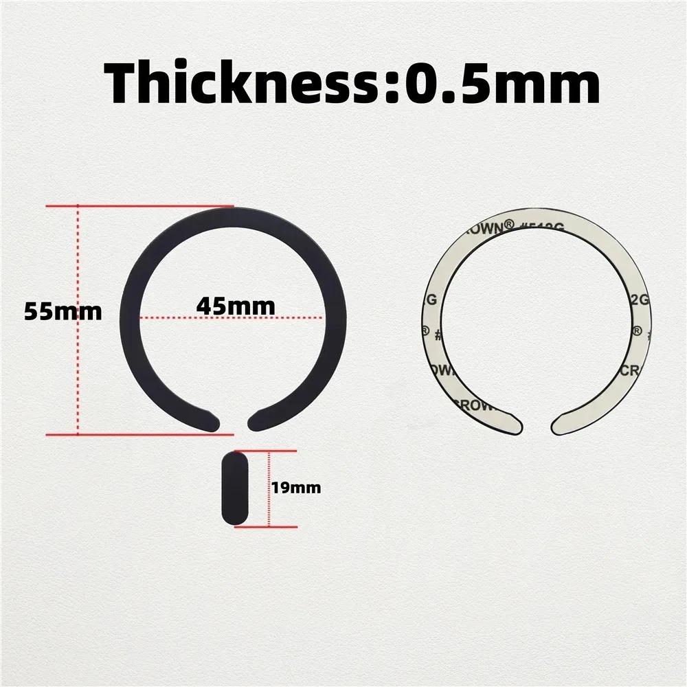 For Magsafe Magnetic Plate Ring Universal Metal Sticker Support Wireless Charger Metal Plate Sheet for Magnet Car Holder