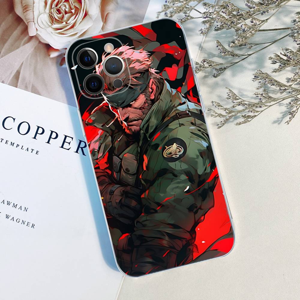 Popular Game M-Metal Classic G-Gear For IPhone 17 16 15 14 13 12 Mini 11 Pro Max Transparent Case
