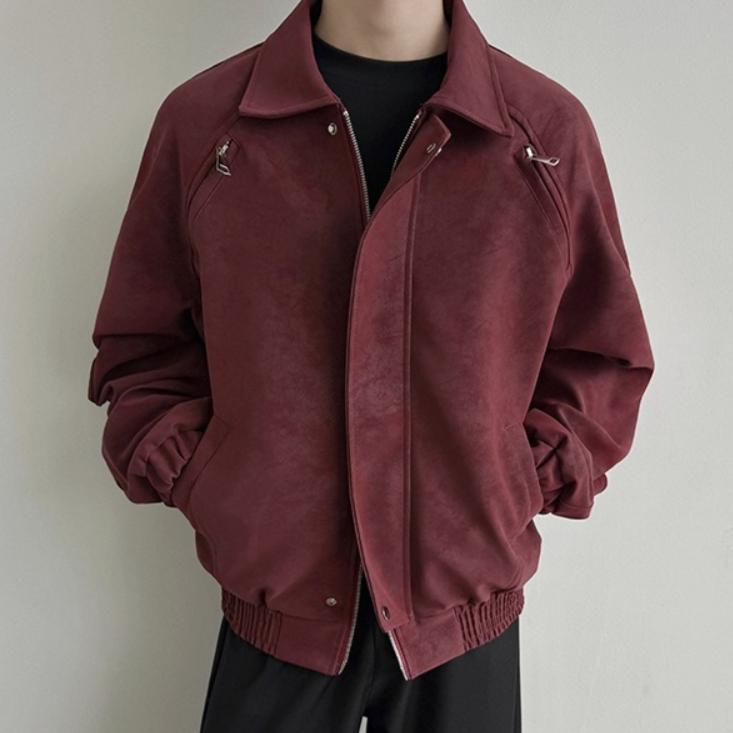 STREETRICH Autumn American Retro Cargo Jacket Men Streetwear Fashion Loose Casual Short Bomber Coat Man Motorcycle Jacket Outerwear