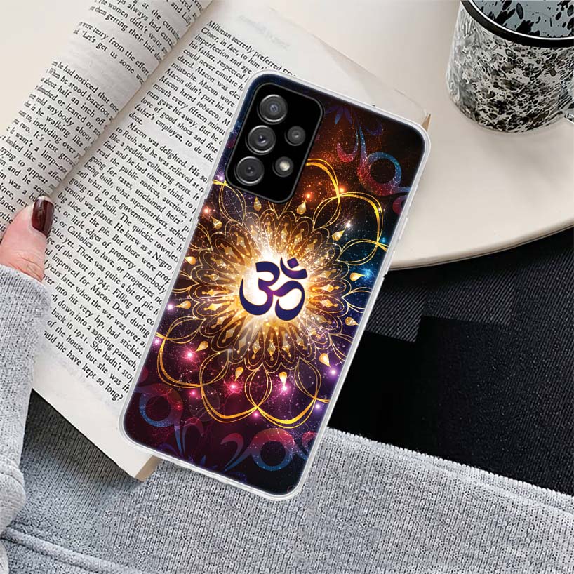 Aum Om Yoga Phone Case for Samsung Galaxy A17 A16 A15 A14 A13 A57 A56 A55 A54 A53 A37 A36 A35 A34 A33 A26 A25 A24 A23 Galaxy A16