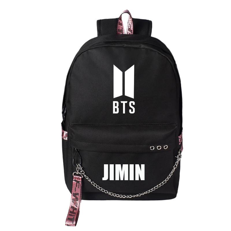 Bangtan Kpop Bts Boy USB Rucksack Lässige Schultasche Laptoptasche Reiserucksack