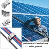 50pcs Cord Fixing Holder Photovoltaic Cable Clips Metal Clamps Trailer Wire Clips  For Boat Cable