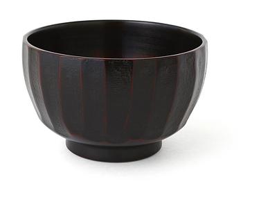 Kishu Lacquerware, Kakuda Seibei Shoten, Soup Bowl, Kamakura Akebono, Nano-coated, Dishwasher Safe, WR-468097