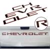 Tailgate ABS erts Letters Fit Suitable for Chevrolet Silverado 3D Raised Strong Adhesive Decals Letters Tailgate Emblems