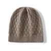 Autumn and winter new thickened cashmere hat versatile hat solid color warm wool hat European and American men's and women's knitted hat warm