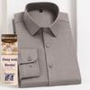 Men's Wool Blend Warm Wrinkle-Free Long-Sleeve Shirt