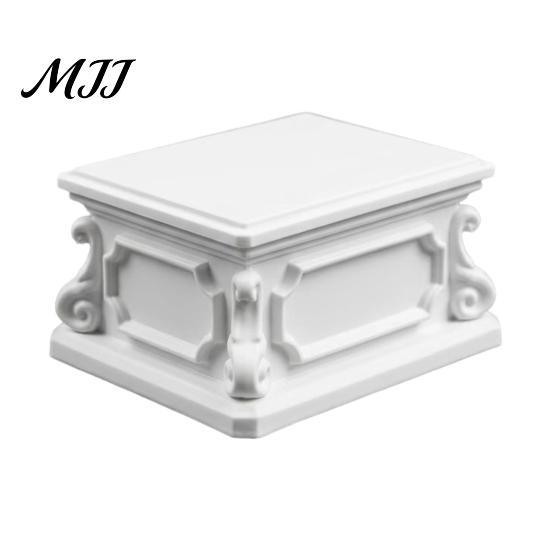 Display Stand for Jewelry Mini Stand, 3D Printed European Carved Square Pedestal Aromatherapy Base Decoration Trophies, Figurines, Crafts, Small Items