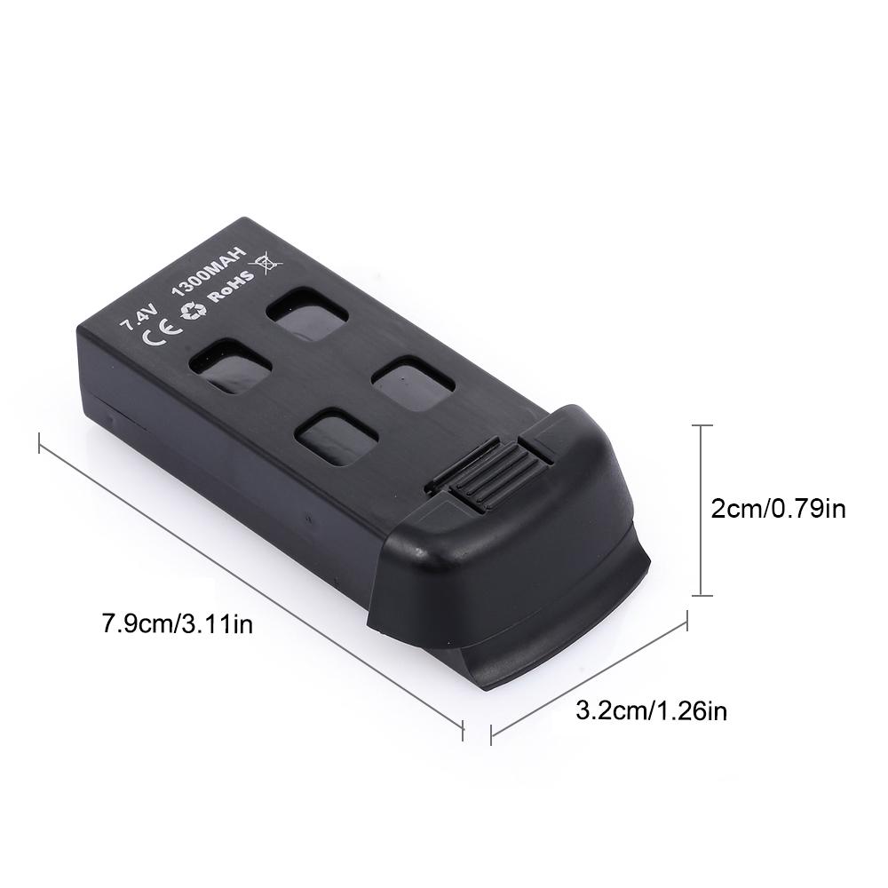 CSJ 7.4V 1300mAh Drone Battery for S166GPS RC Quadcopter