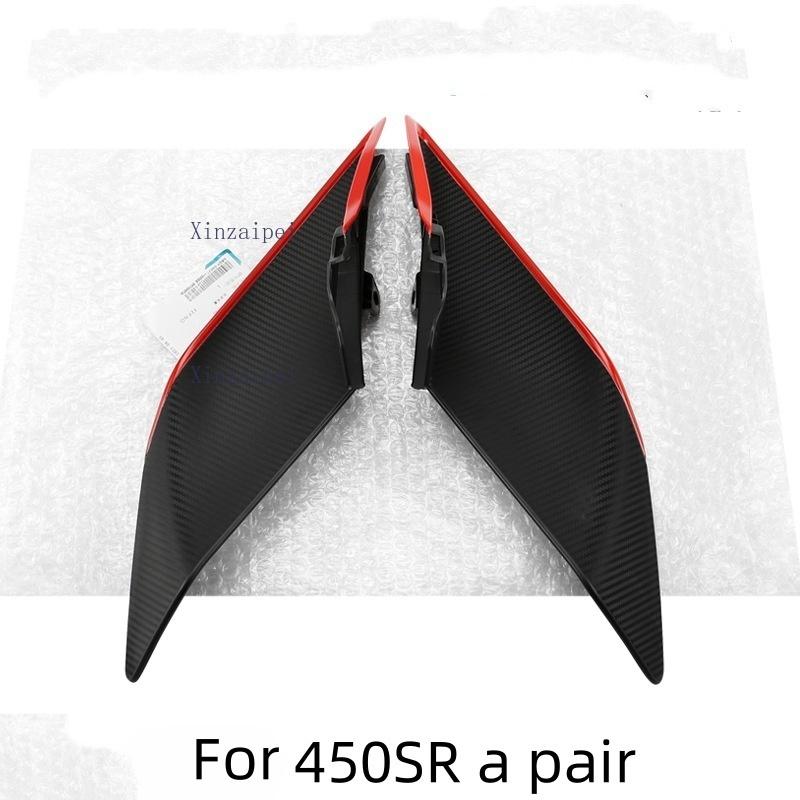 FOR CFMOTO 450SR 450SRS Moto Accesorios Side Downforce Naked Spoilers Fixed Winglet Fairing Wings Deflectors Motorcycle Parts