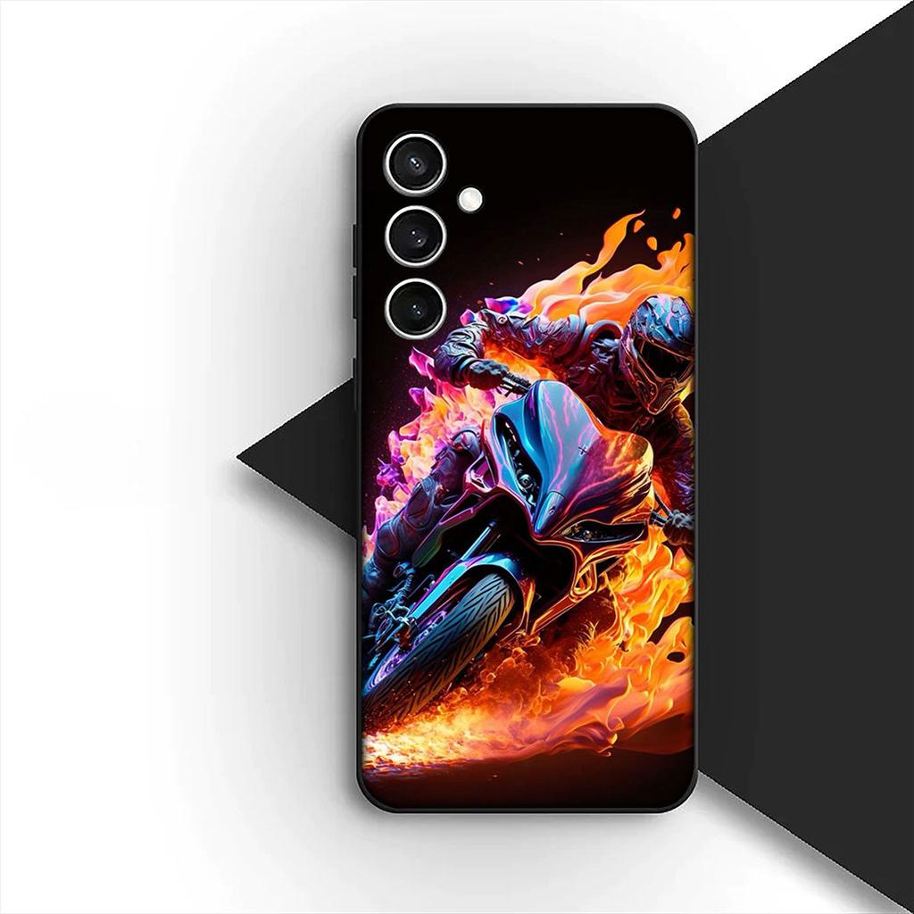 Moto Cross Art Motorcycle Sports Mobile for Motorola Moto G86 G57 G24 G15 G54 Power G13 G14 G34 G35 G45 G60 G53 G55 G64 G75 Case
