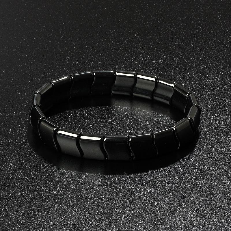 Fashion Wave Hematite Magnetic Bracelet Men Original Beaded Hematite Energy Bracelets for Women Positive Energy Jewelry Pulsera