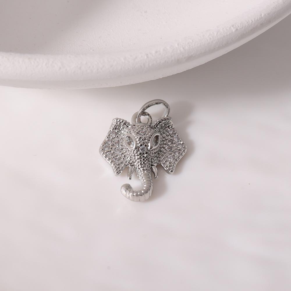 European Elephant Diamond Pendant 2026 - New Luxury Style Women's Animal-Shaped Accessory