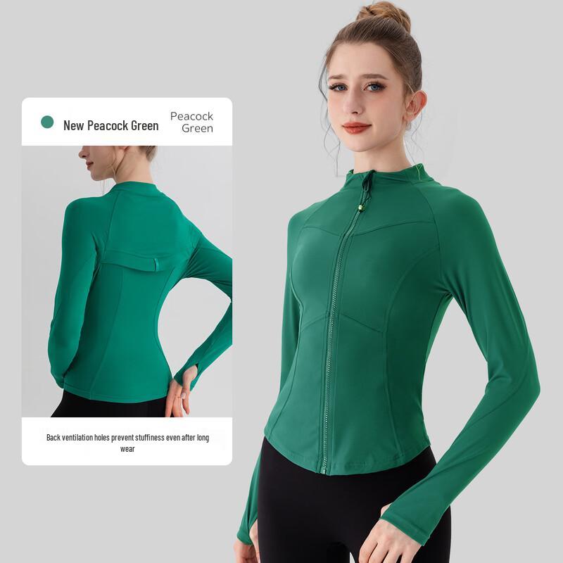 Ayubu Women's Slim Fit Breathable Yoga Jacket