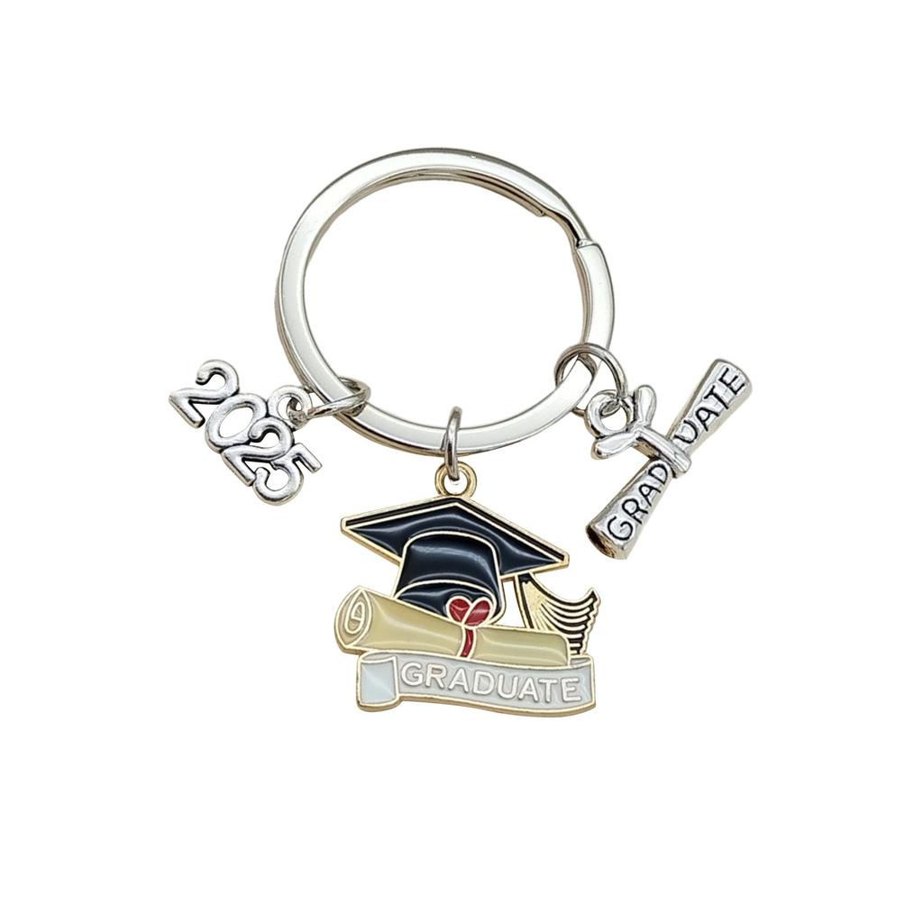 2025 Bachelor Hut Buch Schlüsselanhänger Graduierung Saison Geschenk Schlüsselanhänger Anhänger
