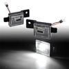 2Pcs LED Tail License Plate Light For Chevy Silverado GMC Sierra 1500 2500 3500