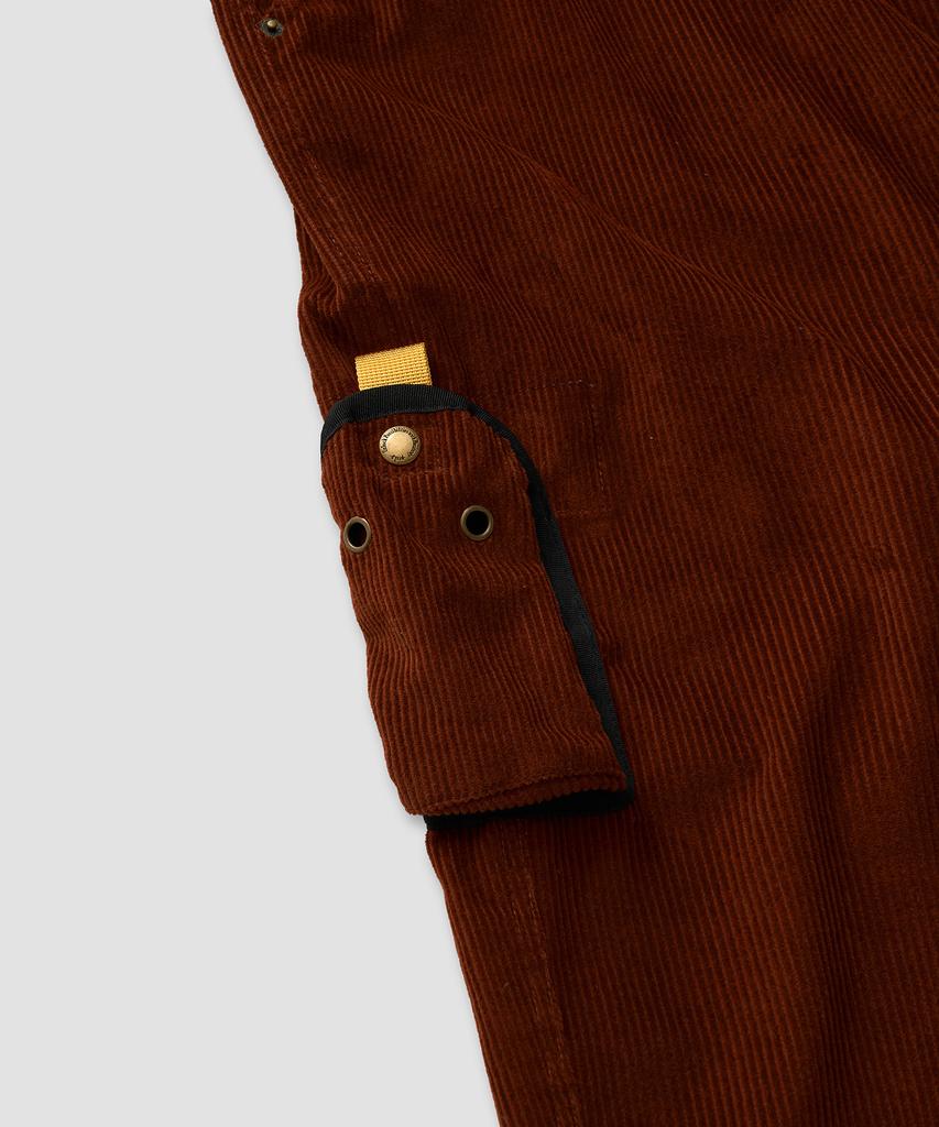 Pilpeu Corduroy Washed Engineer Pants 34(Firebrick)