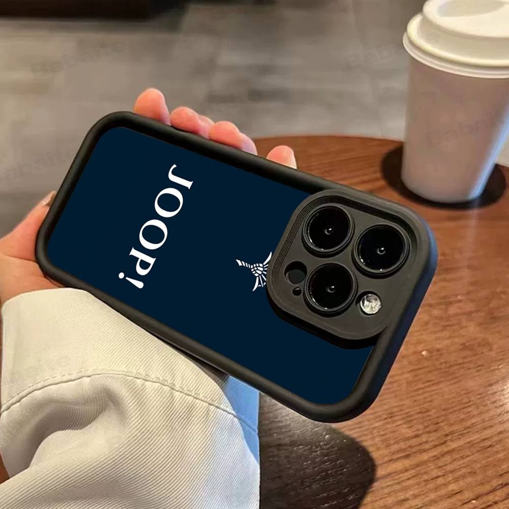 

Luxury Fashion J-Joop For IPhone 17 Pro Max 16 15 14 13 12 11 Plus Black Soft Phone Cover iPhone 13pro max