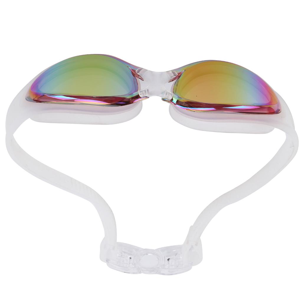 Schwimmbrille für Erwachsene UV-Schutz Anti-Beschlag Kein Auslaufen Galvanisierte Schwimmbrille Rosa