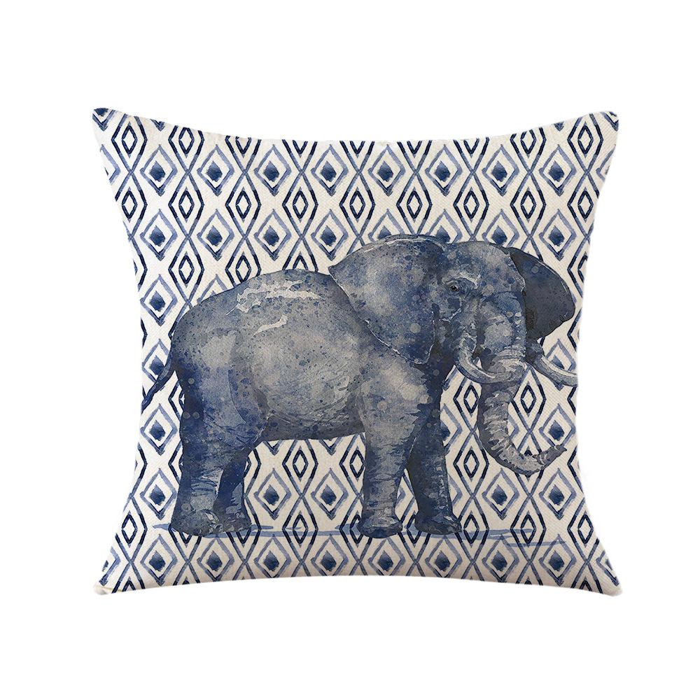 Tierischer Boho-Print Kissenbezug Zuhause Sofa Kissen Kissenbezug Dekokissenbezug