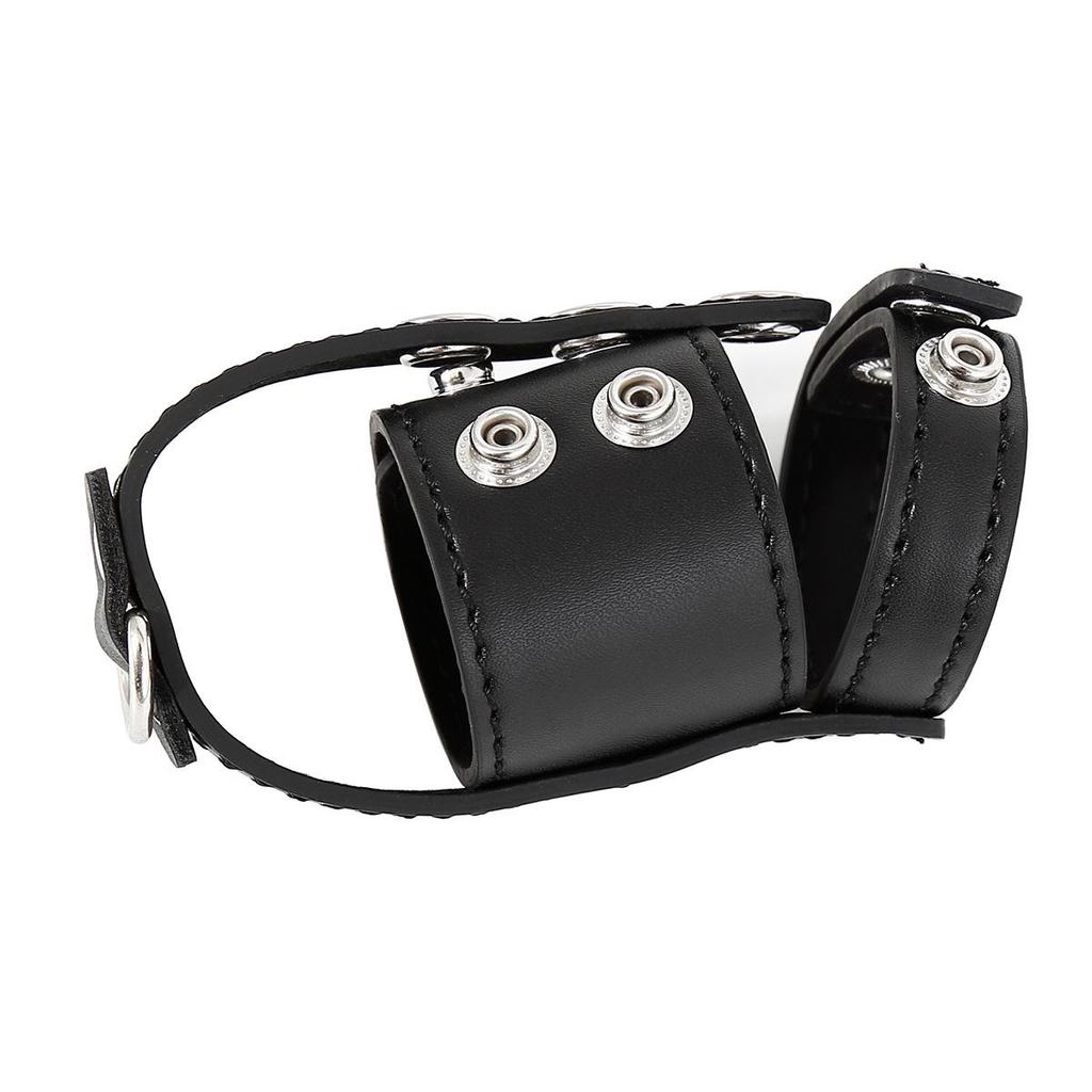 Männer Leder Keuschheits Penisring mit Spermiziden Eigenschaften - SM Alternative Erotisches Produkt