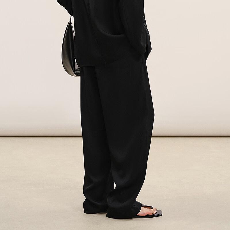 LESS 2026 Summer Loose Straight-Leg Casual Trousers