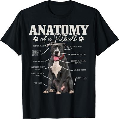 Dog Funny Cute Pitbull Mom Pitbull Dad T-Shirt