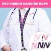 5pcs Empowerment Lanyard Set for Awareness Accessory Key and Phone Holder Strap Keychain Holder for Women Girls