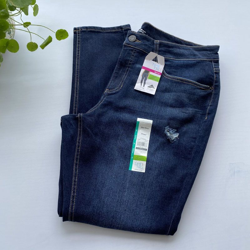 

Fashion 40.00 Kg-130.00 kg Wear Plus Size Women s Jeans High Waist Loose and Slimming Ripped Pencil Pants Skinny Pants Hole Denim 20 yards