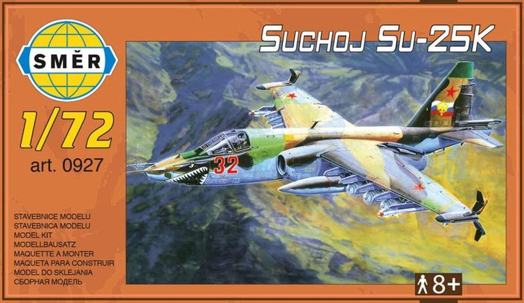 SEMAR 1/72 scale Soviet Sukhoi Su-25K Frogfoot Ground Attack Aircraft Plastic Model Kit SME72927