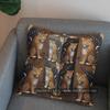 2D Colorful Abstract Leopard-Print Pillow For Home Pattern Cushion Cover Suitable For Sofa Bedroom Car Pillow Cover