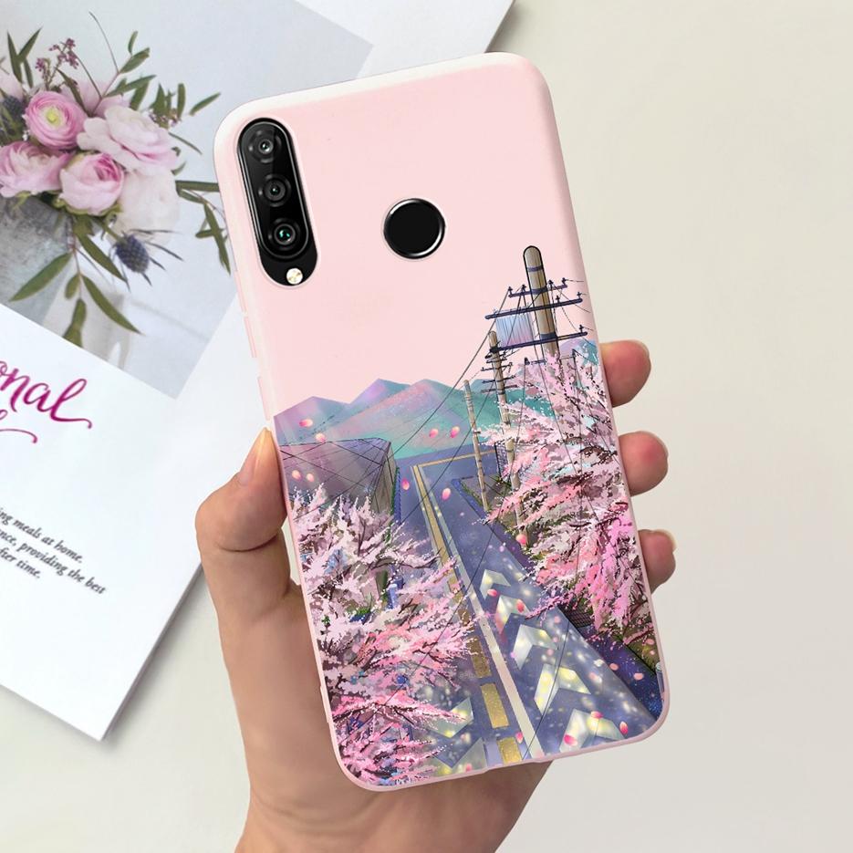 For Huawei P30 Lite Case Cute Fashion Carton Cover Soft Silicone Phone Case For Huawei P30 Pro P 30 Lite P30Lite Back Cover Bags