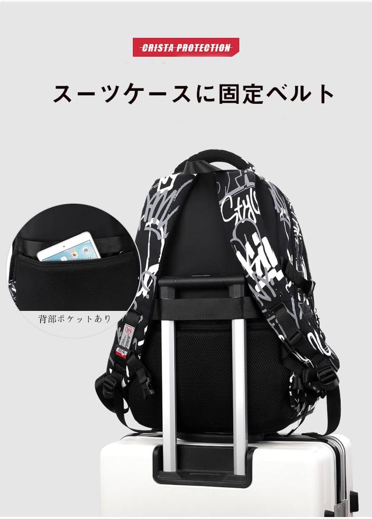 ZESU Korean Backpack, Large Capacity, for Students, High School Students, Middle School Students, Elementary School Students, Boys, and Men,