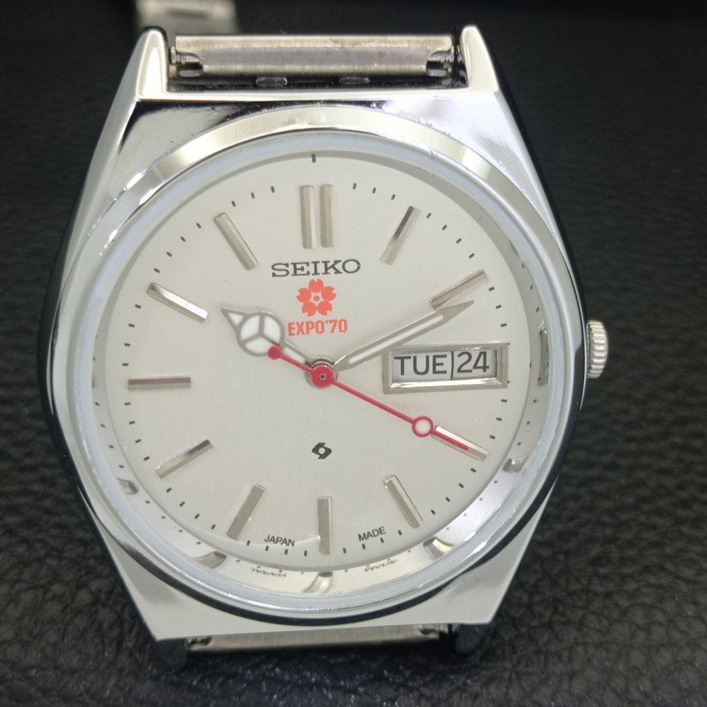 VINTAGE SEIKO EXPO 70 AUTOMATIC 6309A REFURBISHED JAPAN MENS WATCH a441768-1 Sk-a441768