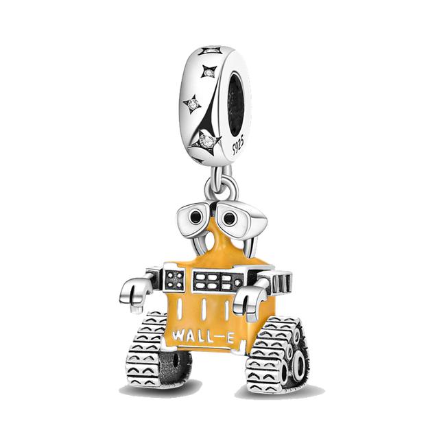 New 925 Sterling Silver Dog and Red Snowman Charm Bead Fit Original 925 Fashion Bracelets DIY Fine Jewelry Making for Women