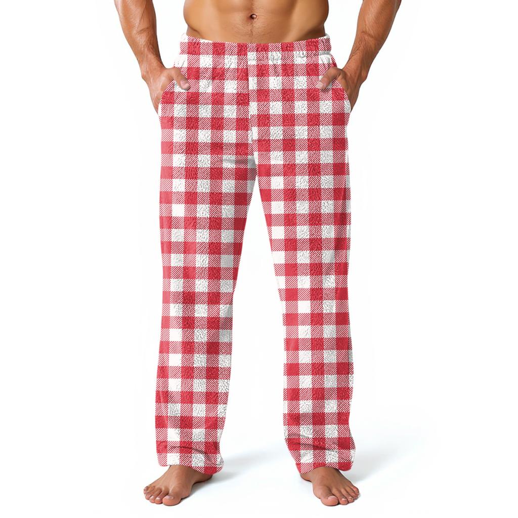 Ανδρικό Παντελόνι Σπιτιού με Ολόκληρη Εκτύπωση Παντελόνι Πιτζάμας Ύπνου Μακρύ Παντελόνι Παντελόνι Πιτζάμας