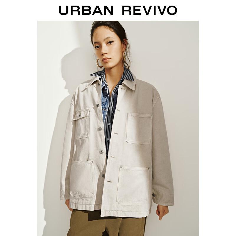 UR Women's Casual Multi-Pocket Denim Jacket